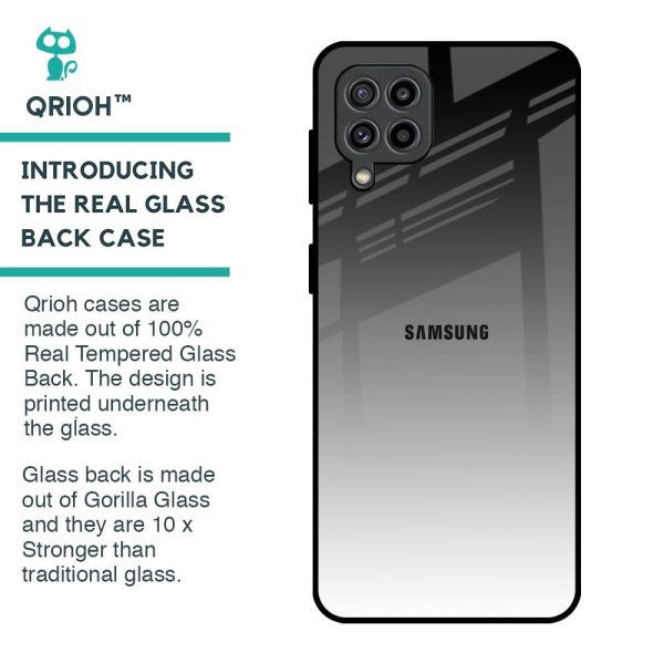 Zebra Gradient Glass Case for Samsung Galaxy M32 Online Hot Sale