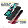 Tropical Leaves & Pink Flowers Glass case for Vivo V23 Pro 5G Cheap