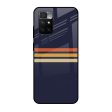 Tricolor Stripes Glass Case For Redmi 10 Prime Sale