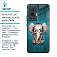 Adorable Baby Elephant Glass Case For Vivo X70 Pro For Discount