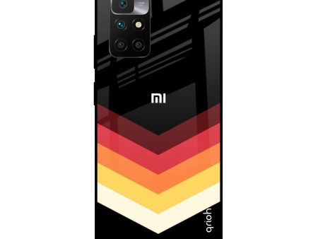 Abstract Arrow Pattern Glass Case For Redmi 10 Prime on Sale