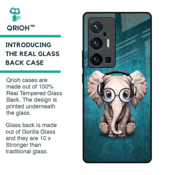 Adorable Baby Elephant Glass Case For Vivo X70 Pro Plus Sale