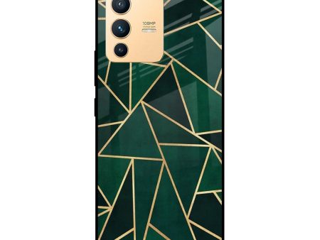 Abstract Green Glass Case For Vivo V23 Pro 5G Sale