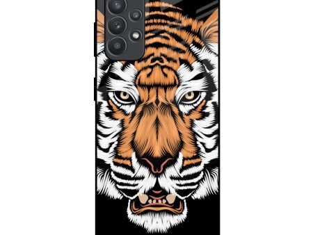 Angry Tiger Glass Case For Samsung Galaxy M32 5G Supply