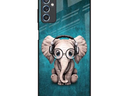 Adorable Baby Elephant Glass Case For Samsung Galaxy M52 5G Online Hot Sale