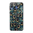 Peacock Feathers Glass case for Samsung Galaxy M40 Discount