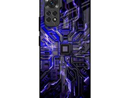 Techno Color Pattern Glass Case For Redmi Note 11S Sale