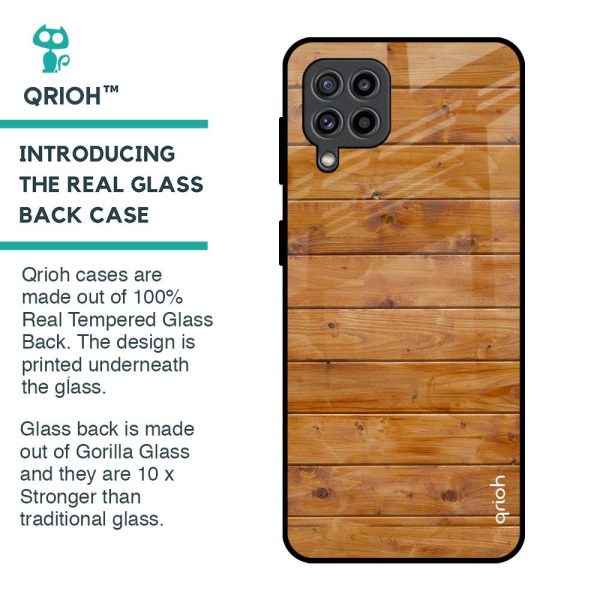 Timberwood Glass Case for Samsung Galaxy M32 Cheap