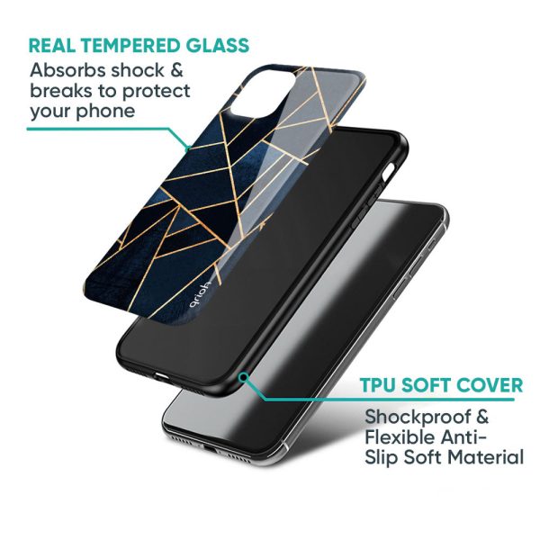 Abstract Tiles Glass Case for Poco M4 Pro 5G Sale