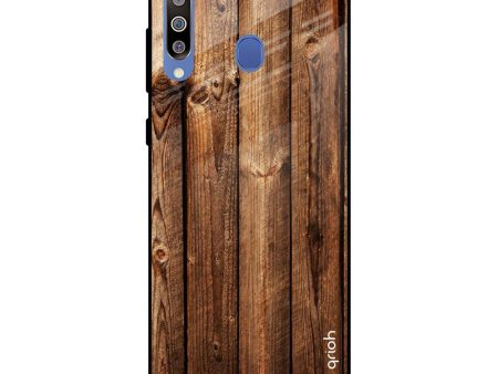 Timber Printed Glass case for Samsung Galaxy M40 Online Hot Sale