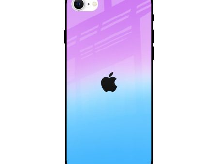 Unicorn Pattern Glass Case for iPhone SE 2022 For Sale