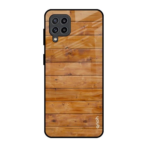 Timberwood Glass Case for Samsung Galaxy M32 Cheap