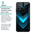 Vertical Blue Arrow Glass Case For Poco M3 Pro Cheap