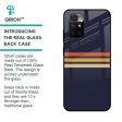 Tricolor Stripes Glass Case For Redmi 10 Prime Sale