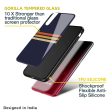 Tricolor Stripes Glass Case For Vivo V23 Pro 5G For Sale