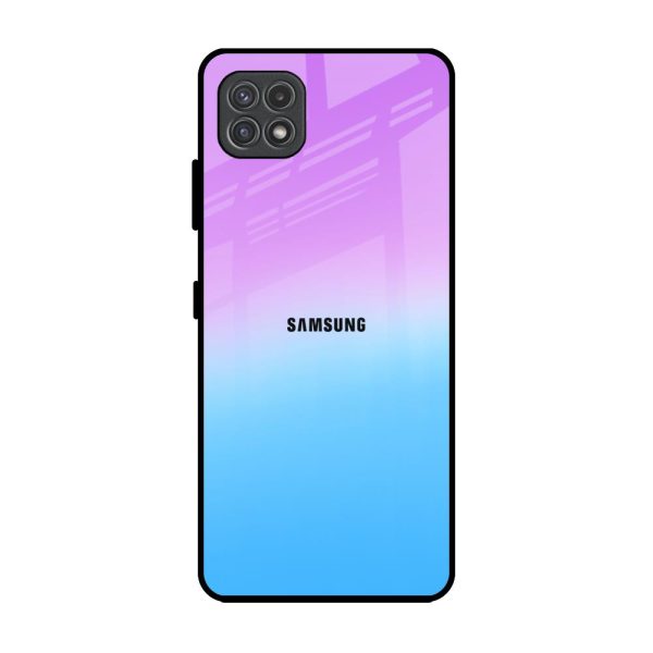 Unicorn Pattern Glass Case for Samsung Galaxy A22 5G Online now