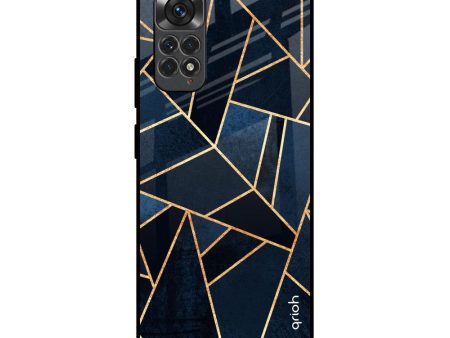 Abstract Tiles Glass Case for Redmi Note 11 Online Sale