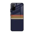 Tricolor Stripes Glass Case For Poco M3 Pro For Sale