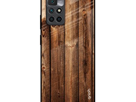 Timber Printed Glass Case for Redmi 10 Prime Online Hot Sale