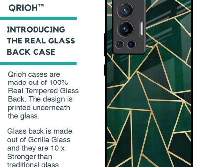 Abstract Green Glass Case For Vivo X70 Pro Supply