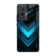 Vertical Blue Arrow Glass Case For Vivo X70 Pro on Sale