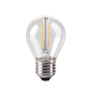 2W Golf, Traditional glass light bulb with LED filament E27 ( ES ) Discount