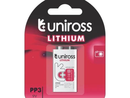 ULI9V1 UNIROSS 9V LITHIUM (C1) (CRV9) U9VL Discount