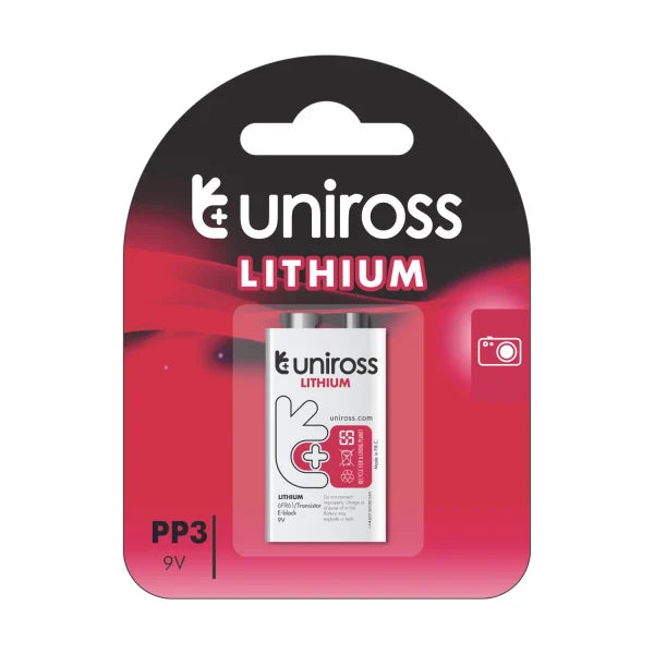 ULI9V1 UNIROSS 9V LITHIUM (C1) (CRV9) U9VL Discount