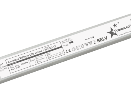 PLV-30-12 30W 12V Slimline  Non Dim  IP20 Discount