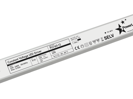 PLV-60-12 60W 12V Slimline Non dim Supply